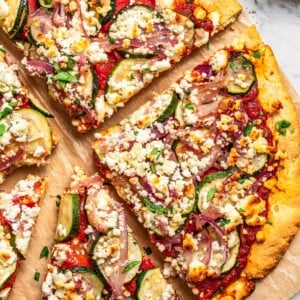 Veggie Fireball Pizza